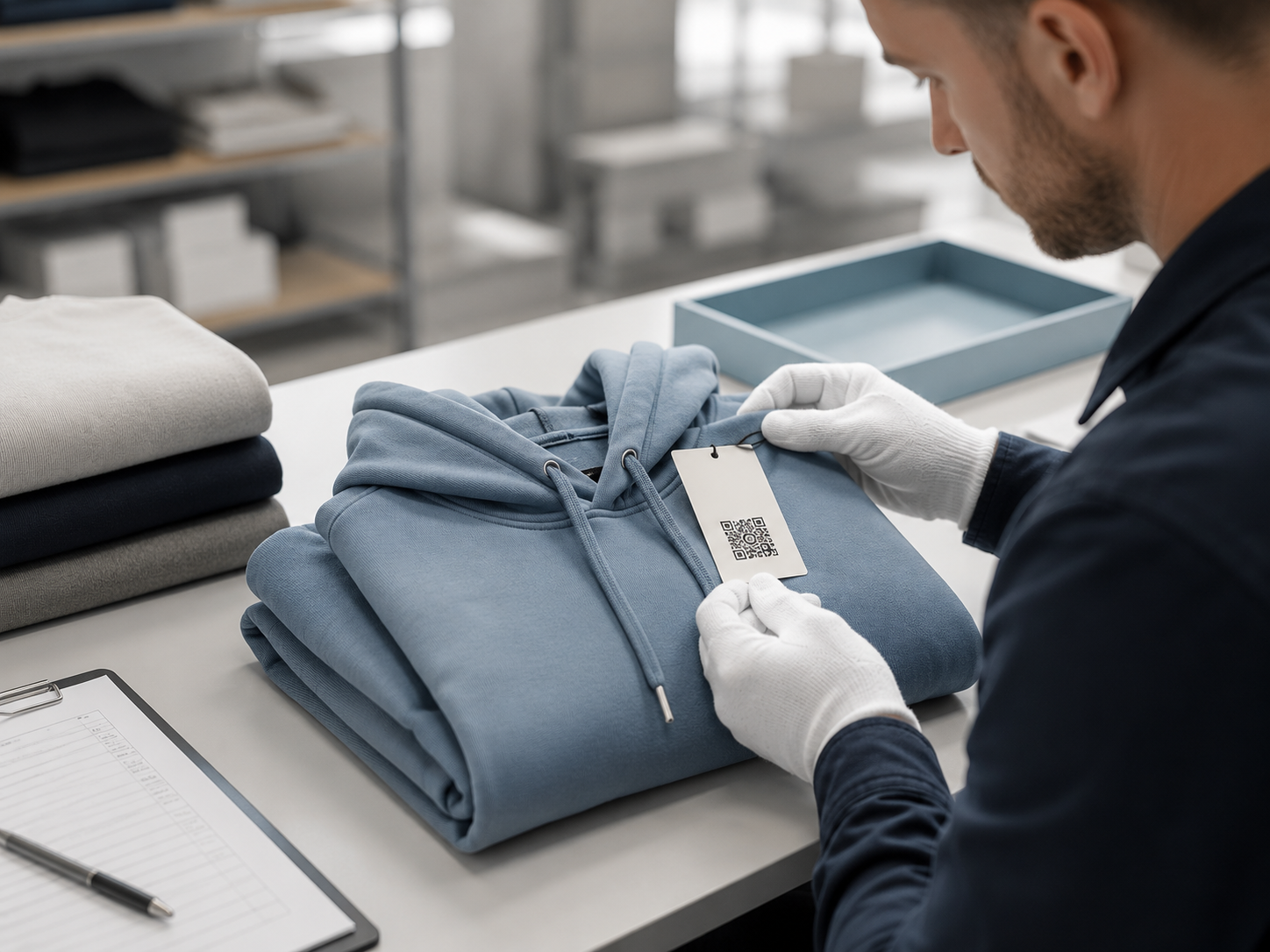 Product inspection in a modern workspace